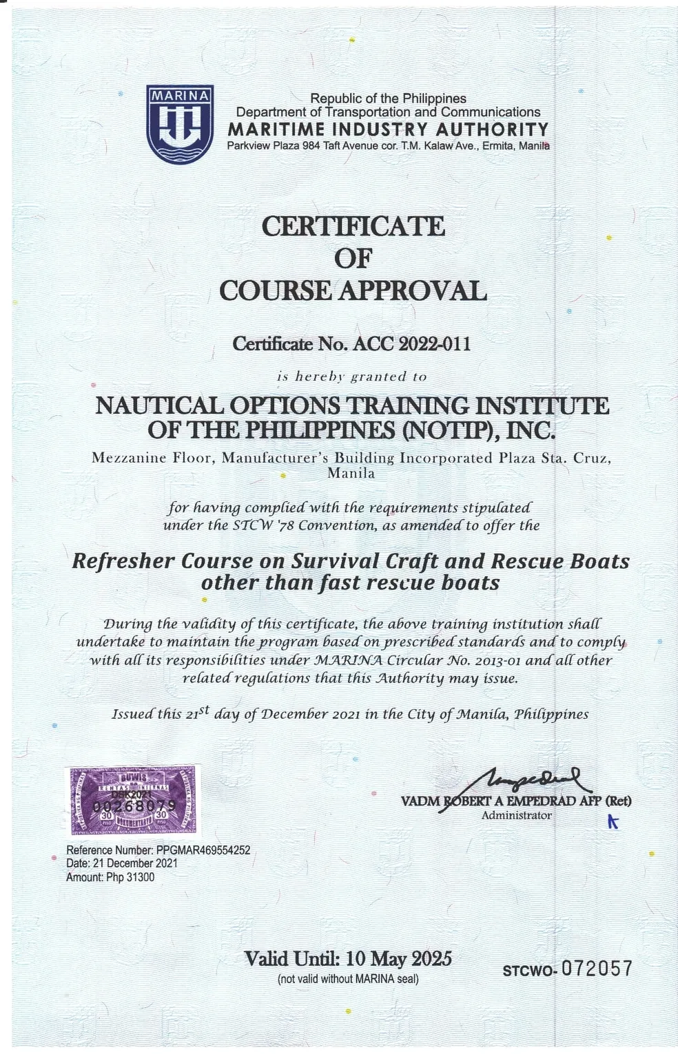 Certificate 2