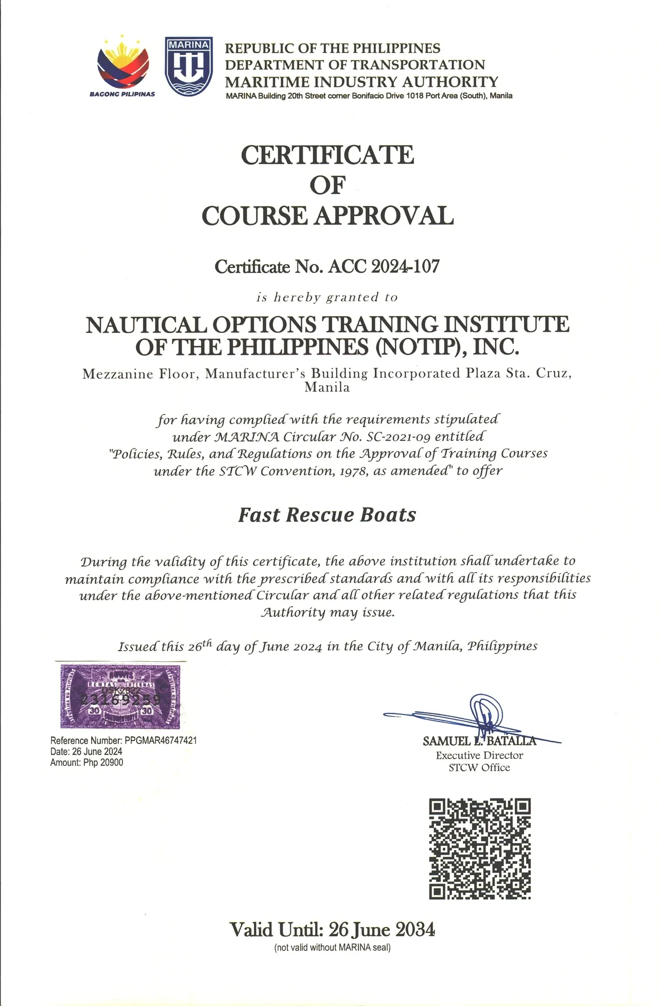 Certificate 3
