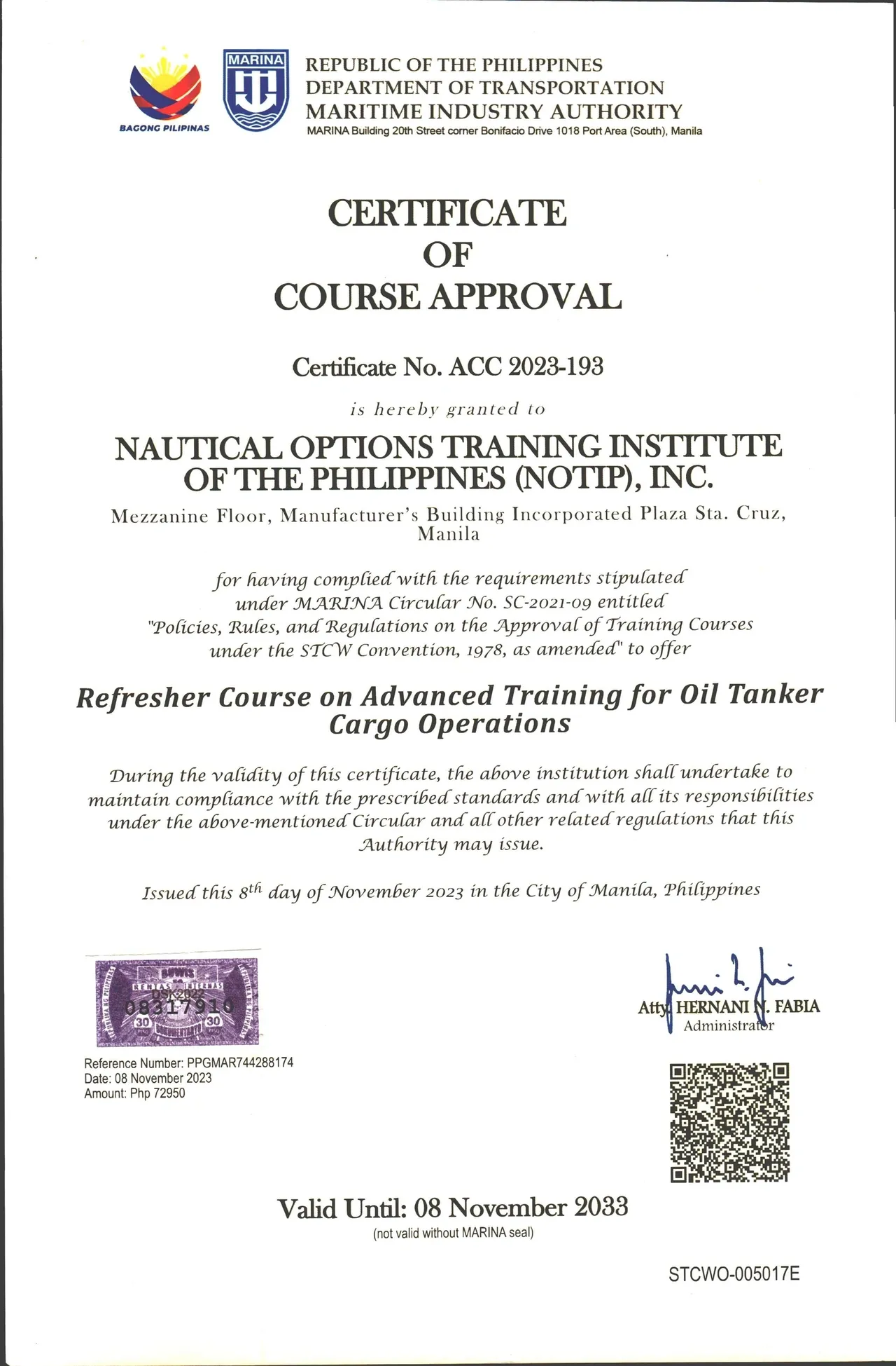 Certificate 6